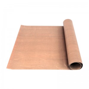Heat Press Heat Resistant Easy Release Fabric Brown PTFE Sheet Ptfe Fabric高温布多尺寸烫画机配件