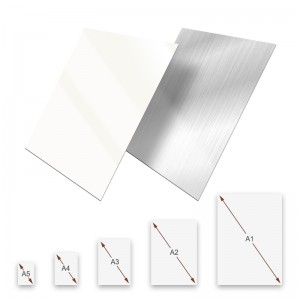 Heat Transfer Photo Printing Metal Coated Plate Sublimation Aluminum plate for sublimation升华铝板人像海报板婚纱板