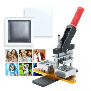 63.5*63.5mm方形胸章机2.5 Inch Photo Square Button Badge Fridge Magnet Making Machine Fridge Magnet Square Button Badge Making Machines