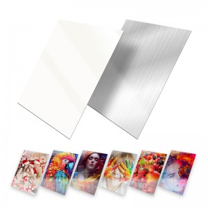 Heat Transfer Photo Printing Metal Coated Plate Sublimation Aluminum plate for sublimation升华铝板人像海报板婚纱板