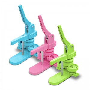 多合一冰箱贴制作机可换模具按压省力胸章diy儿童塑料徽章机器工厂 Factory Supply All-in-One Refrigerator Magnet Button Maker Machine