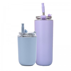 10oz蛋型水杯16oz鸡蛋杯 New Egg Tumbler with Straw Small