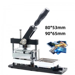90*65mm square Button Badge Fridge Magnet Making Machine 80*53mm长方形胸章机