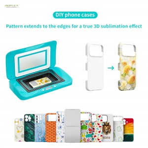Universal 3D Phone Case Heat Press | 1000+ Models Compatible 菲林壳定制机全手机壳通用
