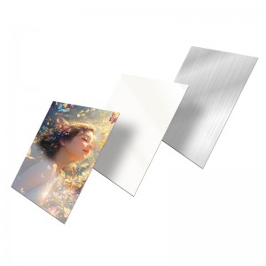 Heat Transfer Photo Printing Metal Coated Plate Sublimation Aluminum plate for sublimation升华铝板人像海报板婚纱板