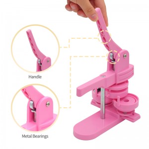 多合一冰箱贴制作机可换模具按压省力胸章diy儿童塑料徽章机器工厂 Factory Supply All-in-One Refrigerator Magnet Button Maker Machine