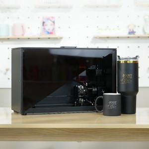Portable 10W Laser Engraver Handicraft DIY 3D Laser Engraving Machine for Wood Stone MDF Household Mug bottle Use激光雕刻机水壶马克杯雕刻