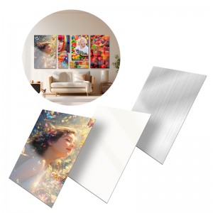 Heat Transfer Photo Printing Metal Coated Plate Sublimation Aluminum plate for sublimation升华铝板人像海报板婚纱板