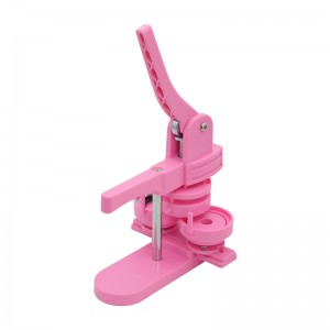 多合一冰箱贴制作机可换模具按压省力胸章diy儿童塑料徽章机器工厂 Factory Supply All-in-One Refrigerator Magnet Button Maker Machine