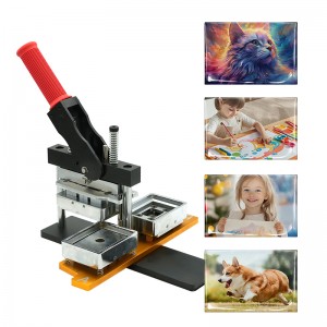 90*65mm Online Wholesaler Multiple Sizes Magnet Making Machine Paper Product Button Badges Fridge Pin Photo Magnet Magnet Making Machine 80*53mm