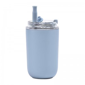 10oz蛋型水杯16oz鸡蛋杯 New Egg Tumbler with Straw Small