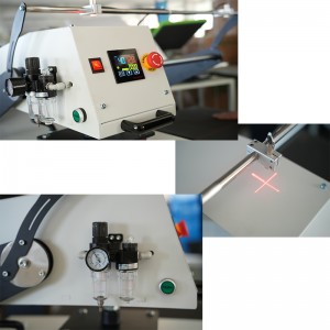 气动双工位Transferpresse 40×50 Dual Station Heatpress Pneumatic Automatic Open Sublimation Heat Press for T-shirt 40*60cm
