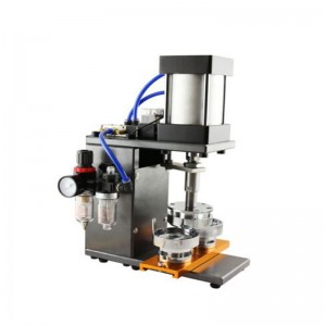 Diy Automatic Pin Badge Make Pneumatic Button Mirror Chest Name Plate Maker Button Making Machine 25 32 37 44 50 56 58 75MM气动胸章机自动徽章制作