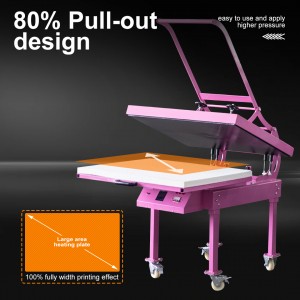 Manual Large Format Sublimation Heat Press Machine多尺寸烫画机大型定制窗帘热转印机丝巾