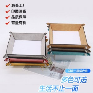 PU热转印皮革钥匙扣 收纳盒 宠物项圈皮革帽贴热升华钱包文件夹定制Sublimation PU
