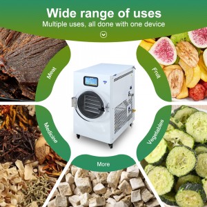 Freeze Dryer Candy Milk Fruit Food Drying Lyophilizer Machine真空冻干机食物冷冻机