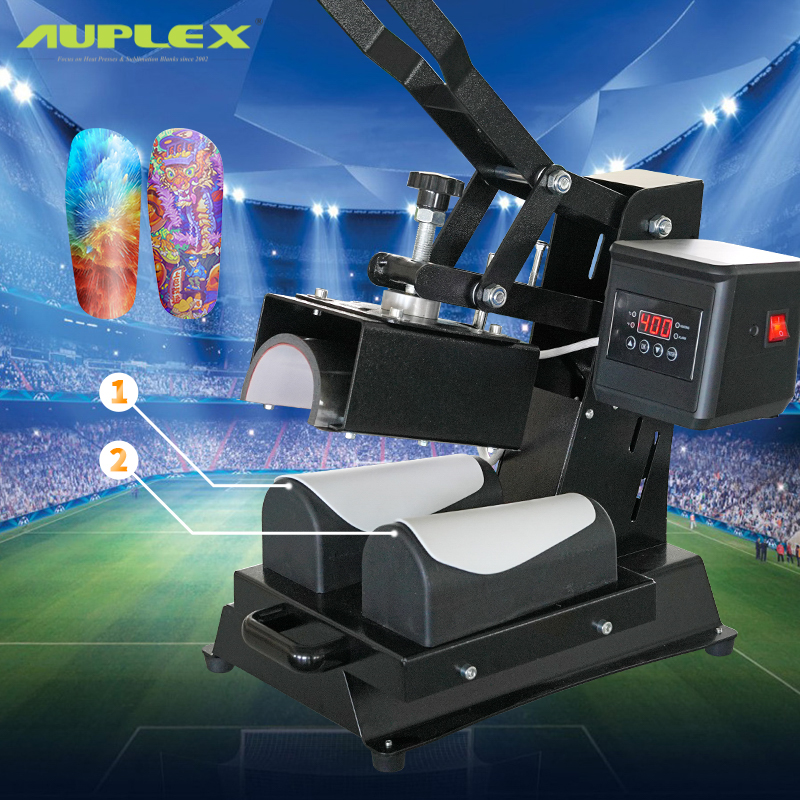 Shin Guards Machine抽拉热转印机护腿板热压机烫画护胫板烫印袜子印刷护膝板印刷袖套印花机