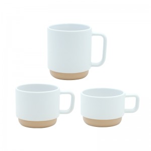 Family stacking cup 家庭陶瓷杯三口之家家用杯子 新款马克杯