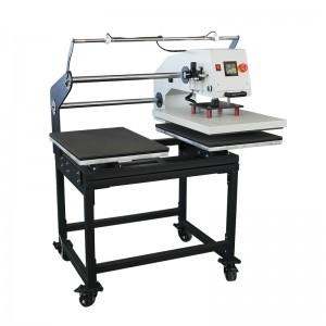 气动双工位Transferpresse 40×50 Dual Station Heatpress Pneumatic Automatic Open Sublimation Heat Press for T-shirt 40*60cm