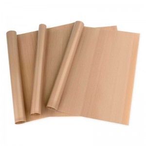 Heat Press Heat Resistant Easy Release Fabric Brown PTFE Sheet Ptfe Fabric高温布多尺寸烫画机配件