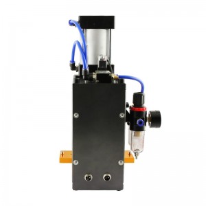 Diy Automatic Pin Badge Make Pneumatic Button Mirror Chest Name Plate Maker Button Making Machine 25 32 37 44 50 56 58 75MM气动胸章机自动徽章制作