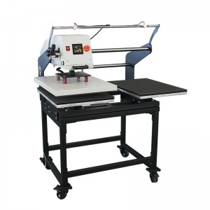 气动双工位Transferpresse 40×50 Dual Station Heatpress Pneumatic Automatic Open Sublimation Heat Press for T-shirt 40*60cm