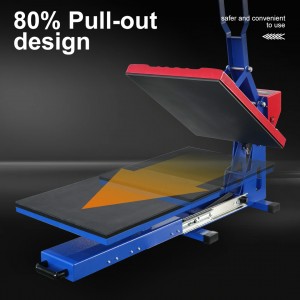 抽拉烫画机40*50cm Heat Press Machine Heat Transfer Ironing Machine for T-shirt Transfer Design