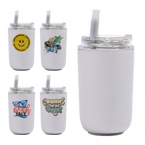 10oz蛋型水杯16oz鸡蛋杯 New Egg Tumbler with Straw Small