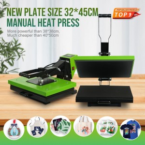 阿普莱斯烫画机新款 32*45CM Heat Press Machine T Shirt Printing Machine for Sublimation Printing