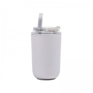 10oz蛋型水杯16oz鸡蛋杯 New Egg Tumbler with Straw Small