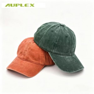 Vintage 水洗牛仔棒球帽 Custom LOGO 软顶 Dad Hat 广告礼品遮阳鸭舌帽