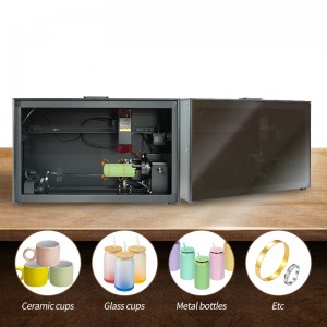 Portable 10W Laser Engraver Handicraft DIY 3D Laser Engraving Machine for Wood Stone MDF Household Mug bottle Use激光雕刻机水壶马克杯雕刻