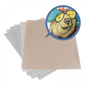 DTF Film Roll 30cm 40cm 60cm Hot Peel DTF Transfer Film for Textile DTF PET Printing彩色白墨膜