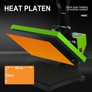阿普莱斯烫画机新款 32*45CM Heat Press Machine T Shirt Printing Machine for Sublimation Printing